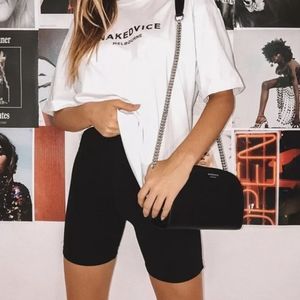 WOMENS HIGH WAISTED BIKER SHORTS